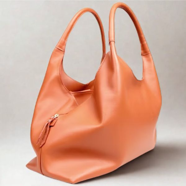 Bolsa Feminina de Ombro em Couro - 8016 - Caramelo - Imagem 4
