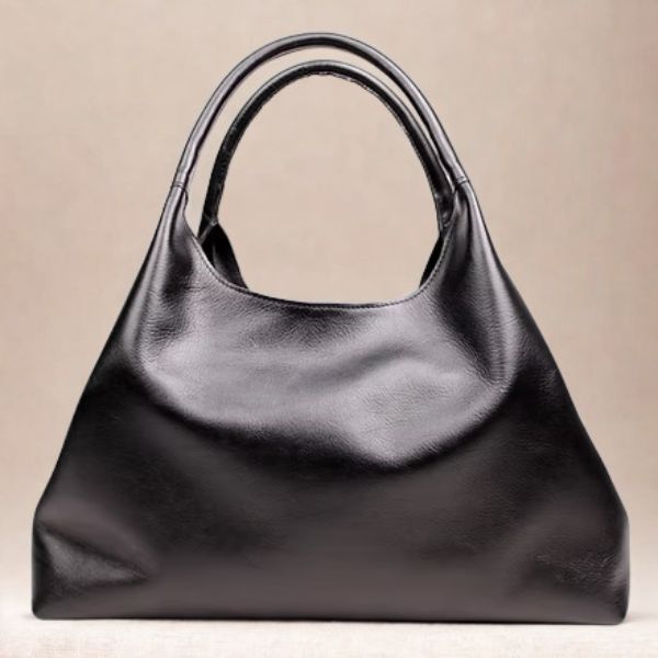 Bolsa Feminina de Ombro em Couro - 8016 - Preta - Imagem 7