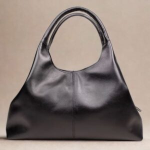 Bolsa Feminina de Ombro em Couro - 8016 - Preta